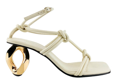 JW Anderson Chain Heels in Natural - Discounts on JW Anderson at UAL