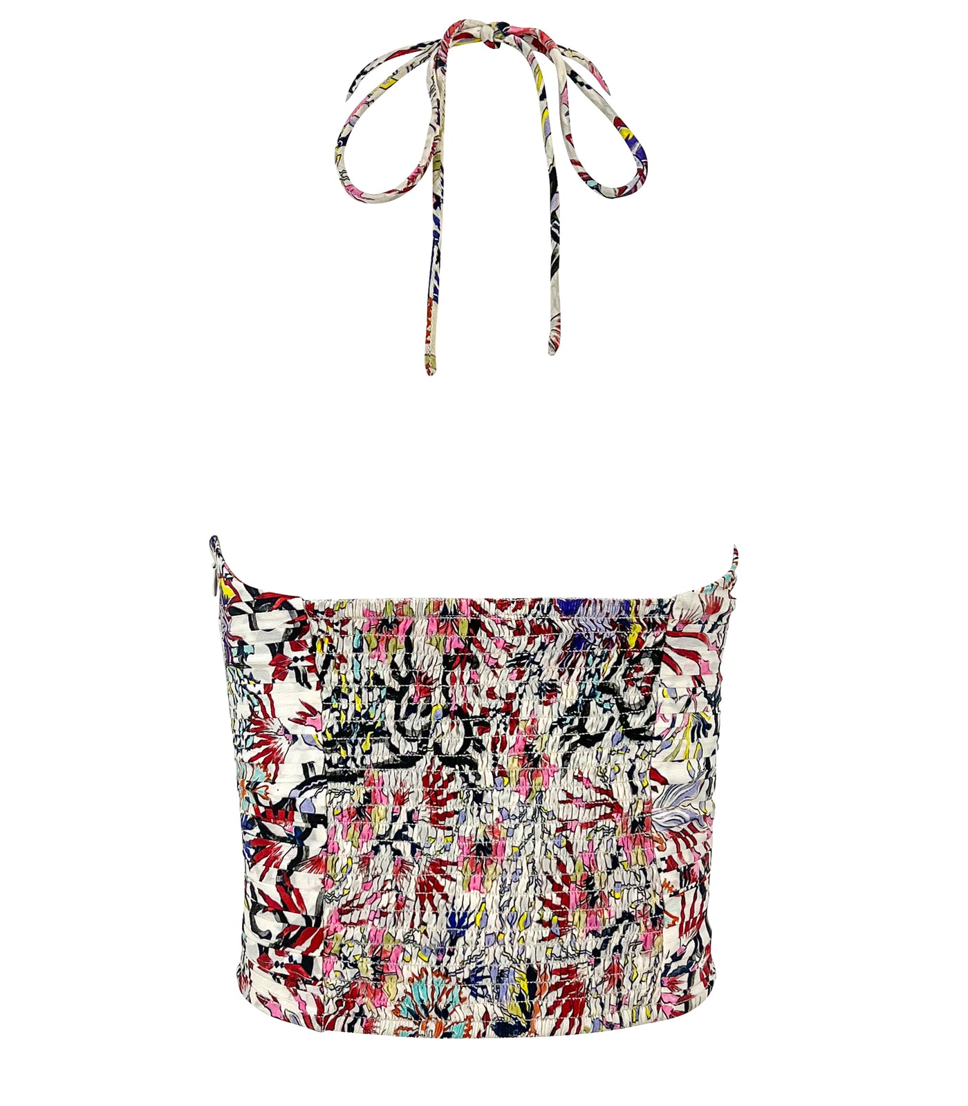 Mariacher. Cropped Halter Top in Multi - Discounts on Mariacher. at UAL