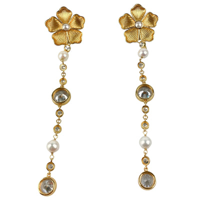Laura Foote Floral Shazam Statement Earrings - Discounts on Laura Foote at UAL