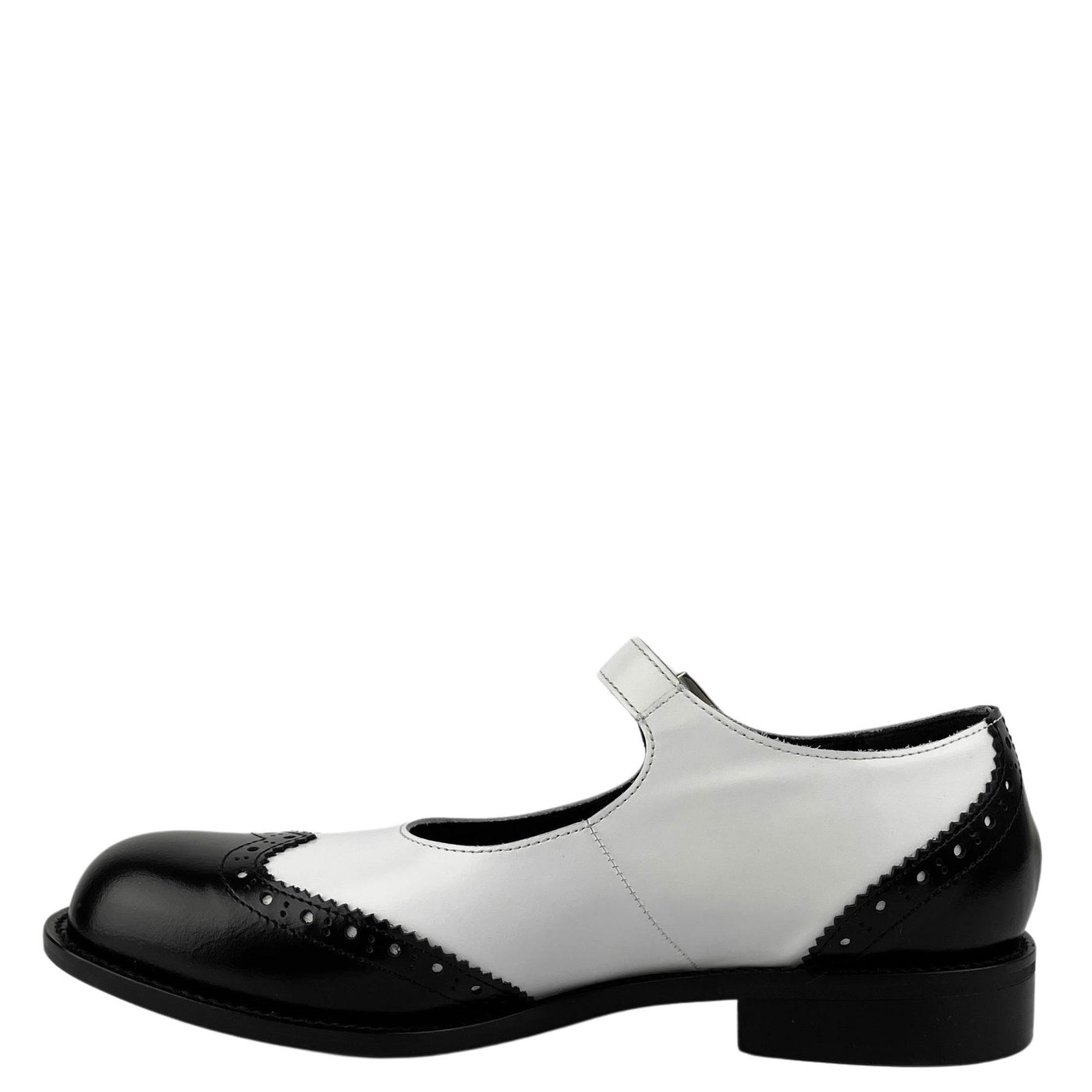 COMME des GARÇONS Mary Janes in Black and White - Discounts on Comme des Garçons at UAL