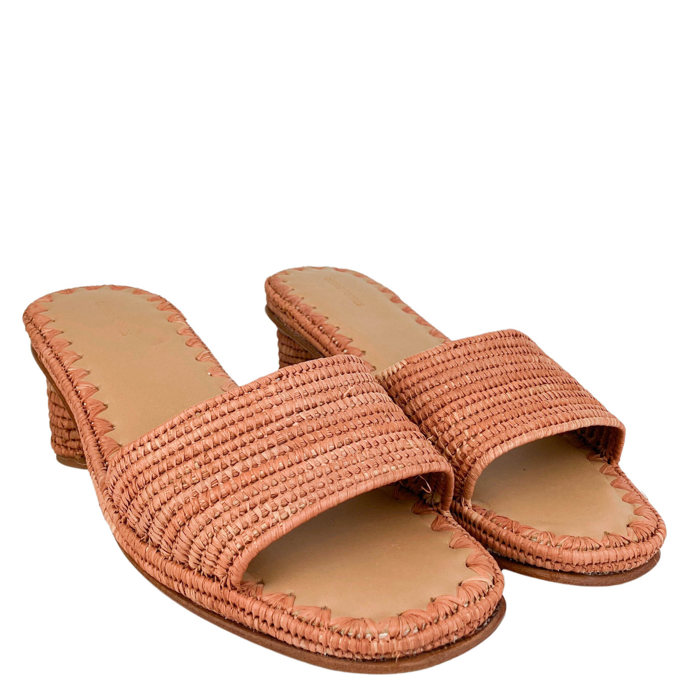 Carrie Forbes Bou Mules in Terracotta - Discounts on Carrie Forbes at UAL