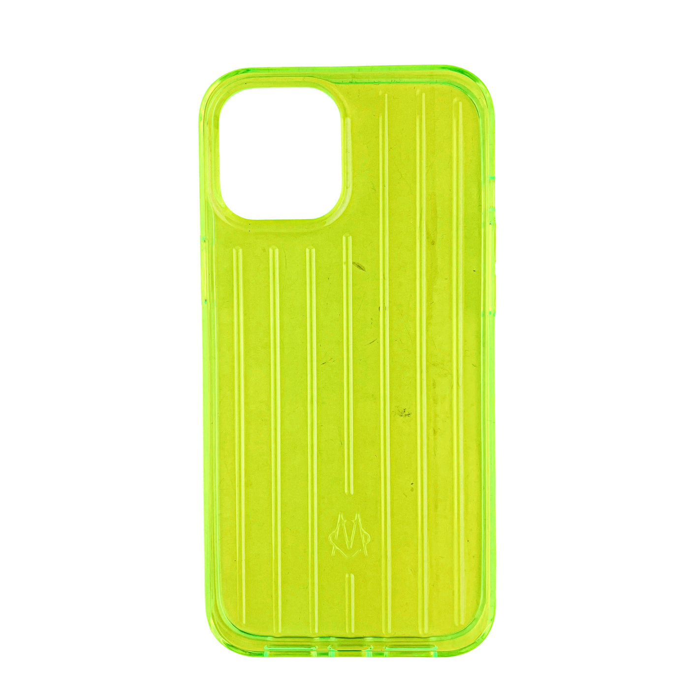RIMOWA iPhone 12 Pro Max Phone Case in Fluorescent Lime - Discounts on RIMOWA at UAL