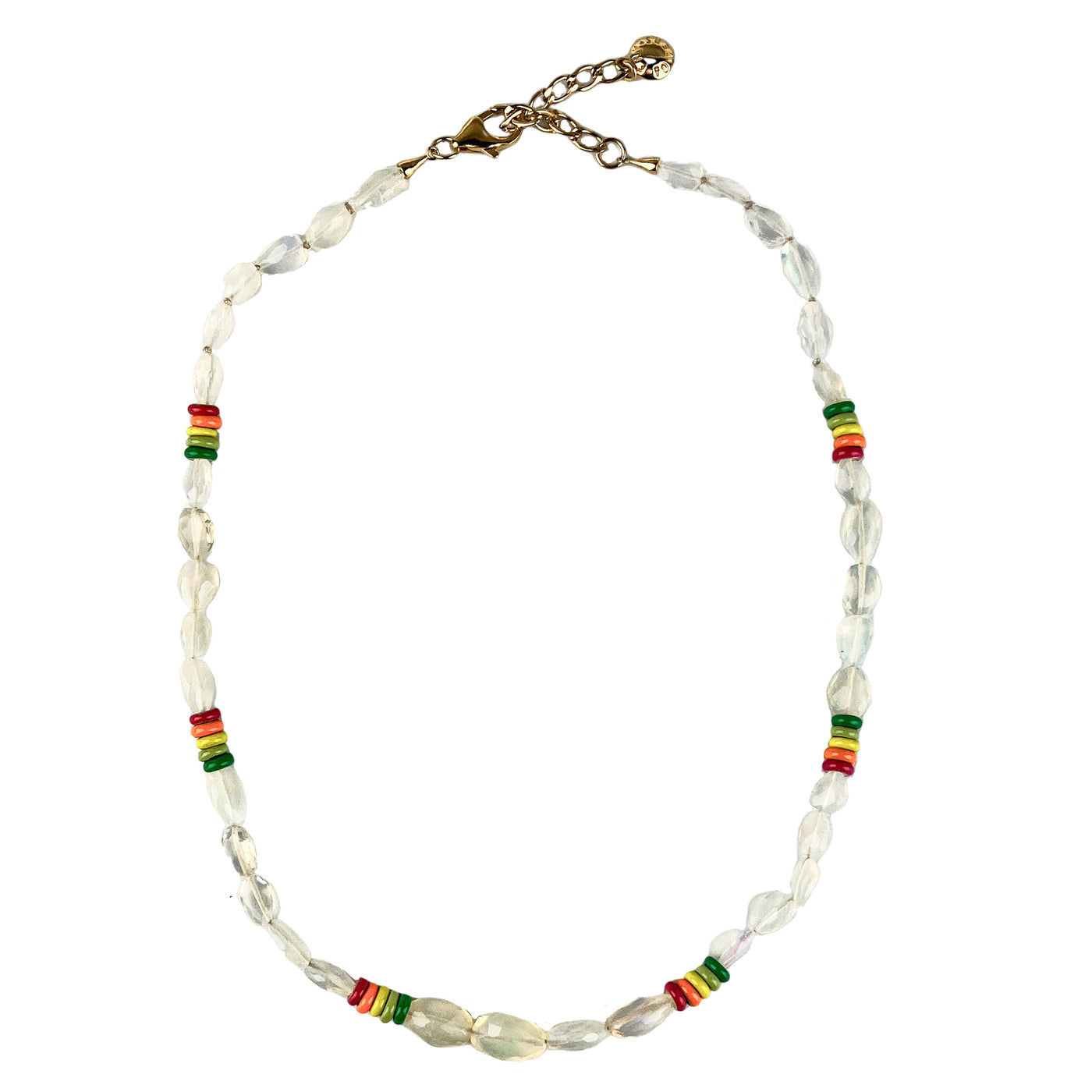 Fry Powers Opal Collar Necklace in Sunrise Multi - Discounts on Fry Powers at UAL
