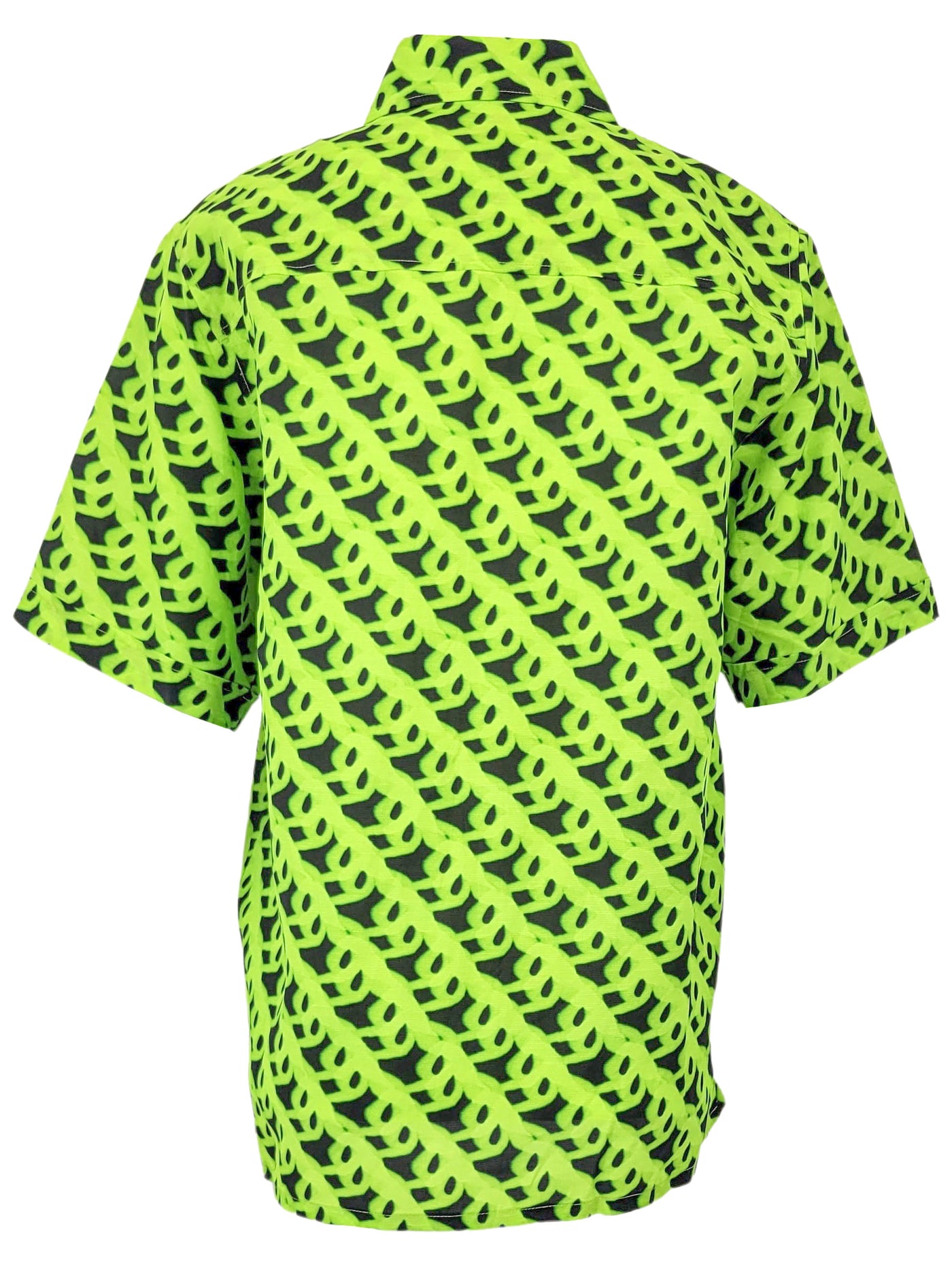 Christian Wijnants Tarus Short Sleeve Top in Lime and Black - Discounts on Christian Wijnants at UAL