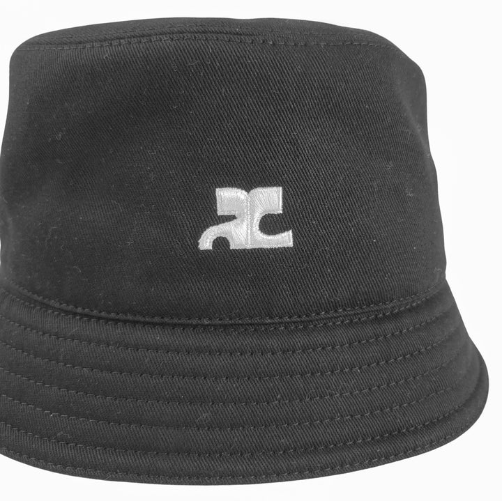 Courréges Bucket Hat in Black