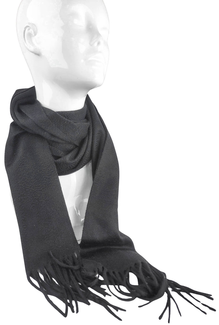 The Row Cashmere Scarf in Black