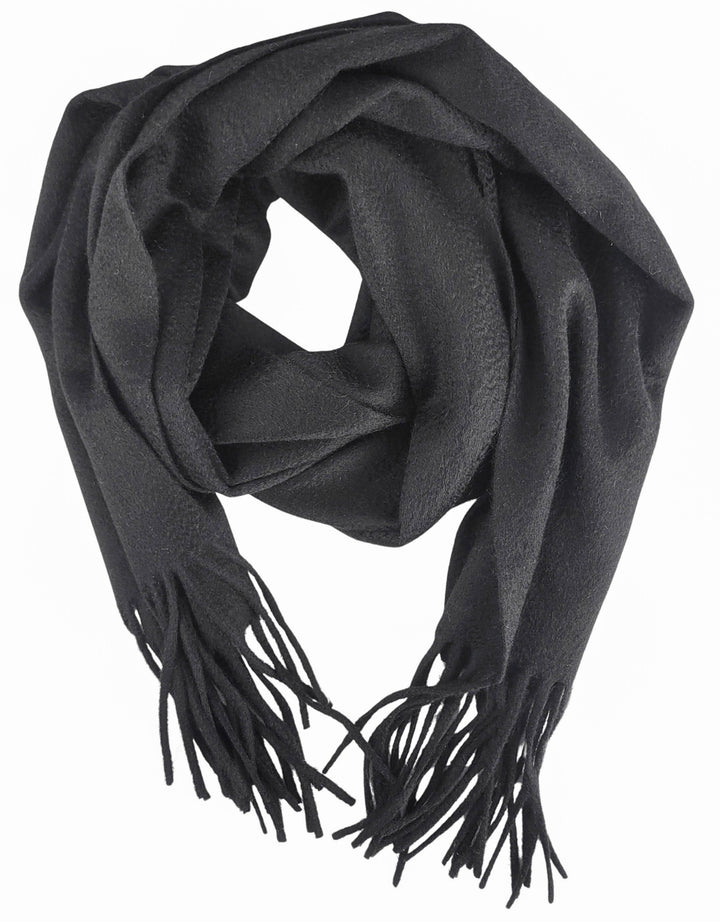The Row Cashmere Scarf in Black