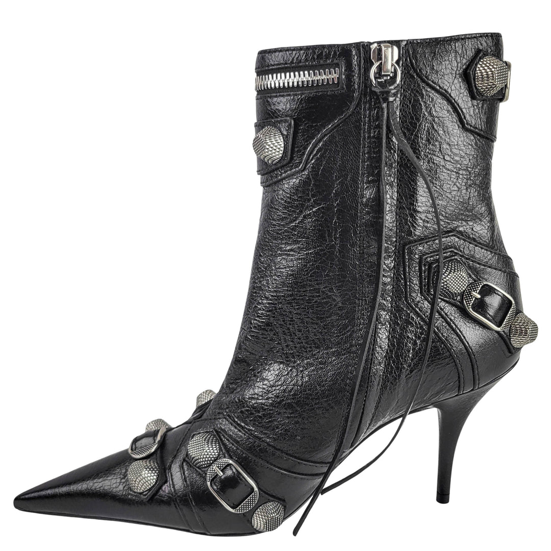 Balenciaga Cagole Booties in Black