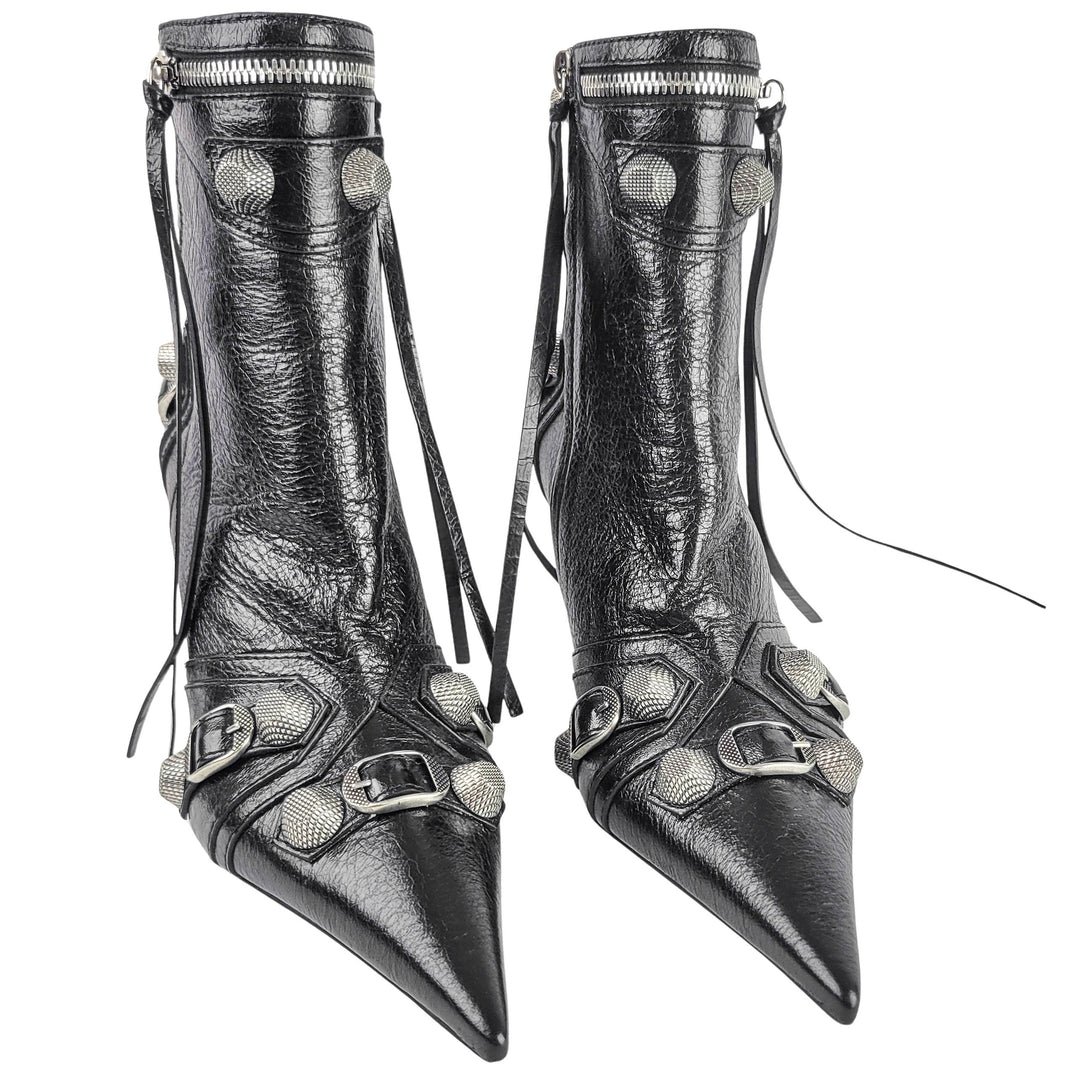 Balenciaga Cagole Booties in Black