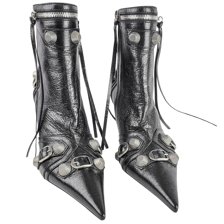Balenciaga Cagole Booties in Black