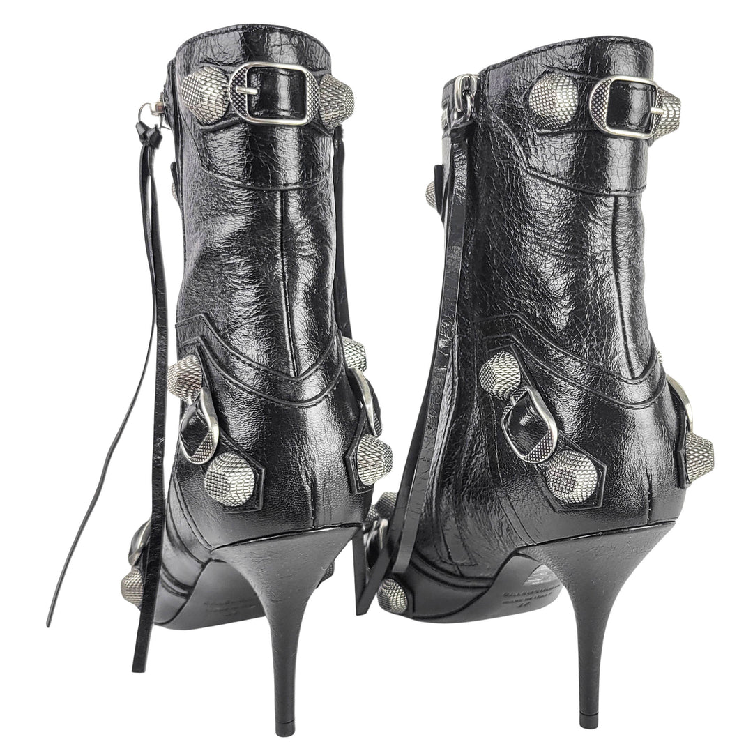 Balenciaga Cagole Booties in Black