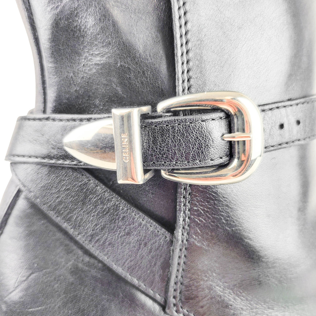 Celine Joan Ankle Boots in Black