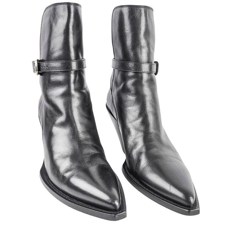 Celine Joan Ankle Boots in Black