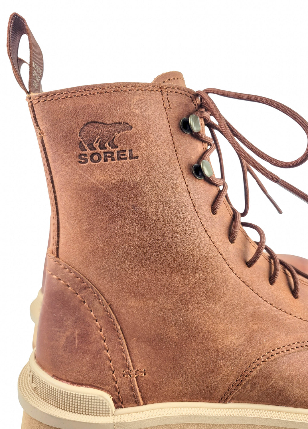 Sorel Lace Up Boots in Terracotta
