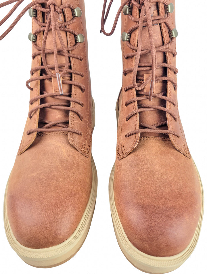 Sorel Lace Up Boots in Terracotta