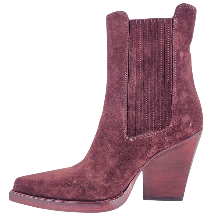Paris Texas Dallas Ankle Boots in Rouge Noir