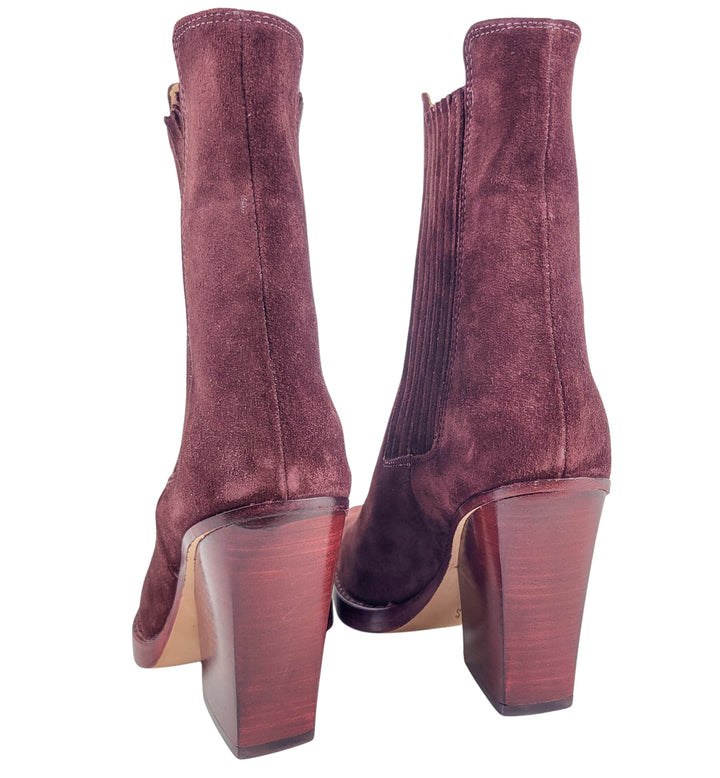 Paris Texas Dallas Ankle Boots in Rouge Noir