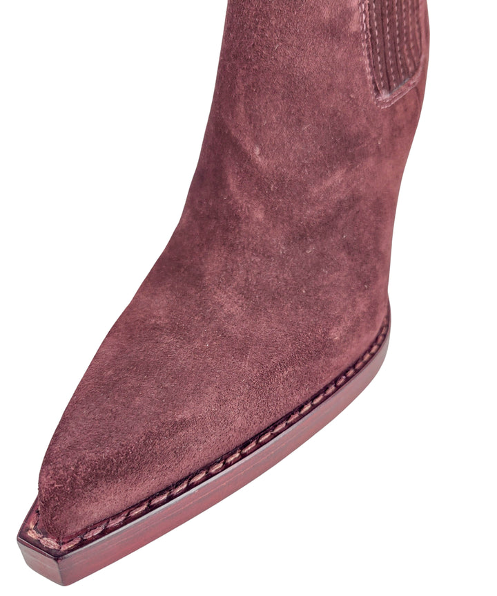 Paris Texas Dallas Ankle Boots in Rouge Noir