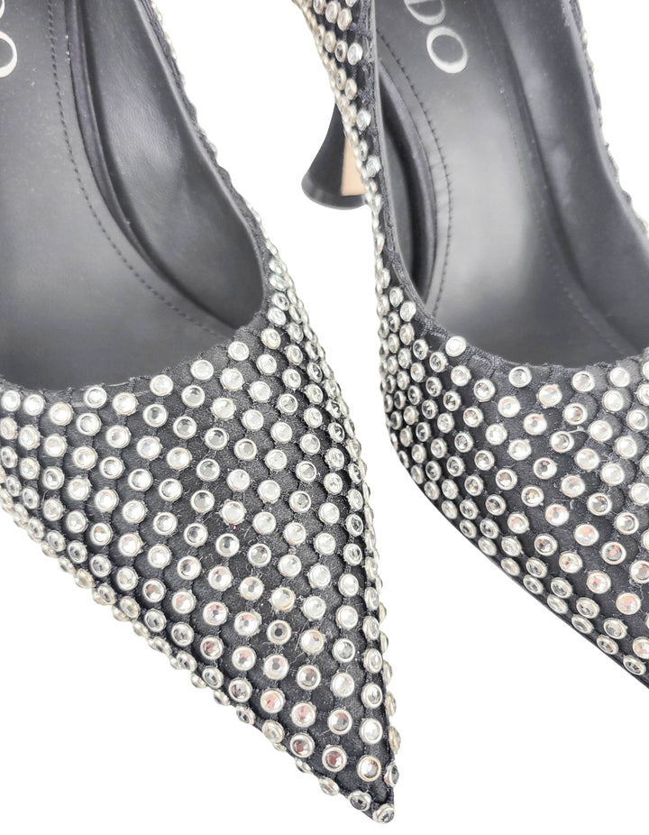 Rodo Embellished Pumps in Black - Discounts on Rodo at UAL