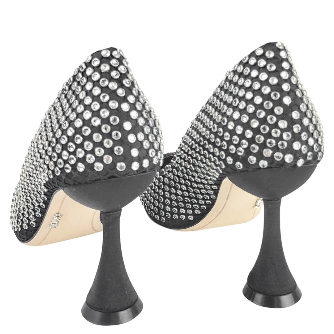 Rodo Embellished Pumps in Black - Discounts on Rodo at UAL