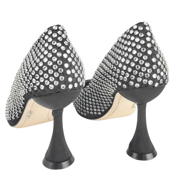 Rodo Embellished Pumps in Black - Discounts on Rodo at UAL
