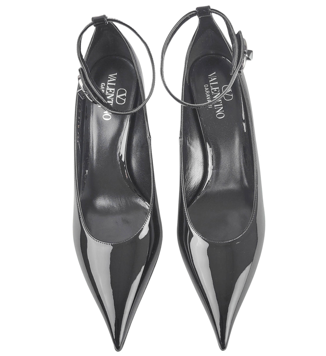 Valentino Heels in Black Patent Leather - Discounts on Valentino at UAL