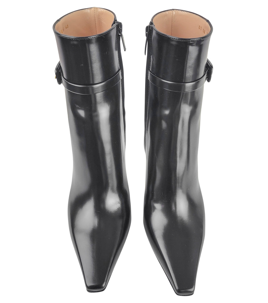 Gianvito Rossi Linsay Bootie in Black - Discounts on Gianvito Rossi at UAL