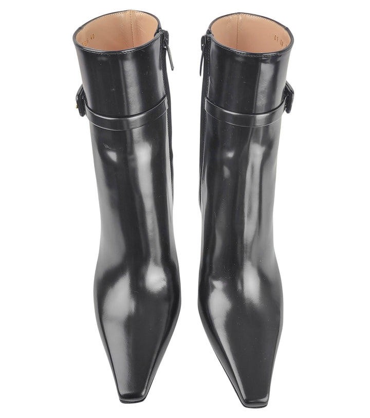 Gianvito Rossi Linsay Bootie in Black - Discounts on Gianvito Rossi at UAL