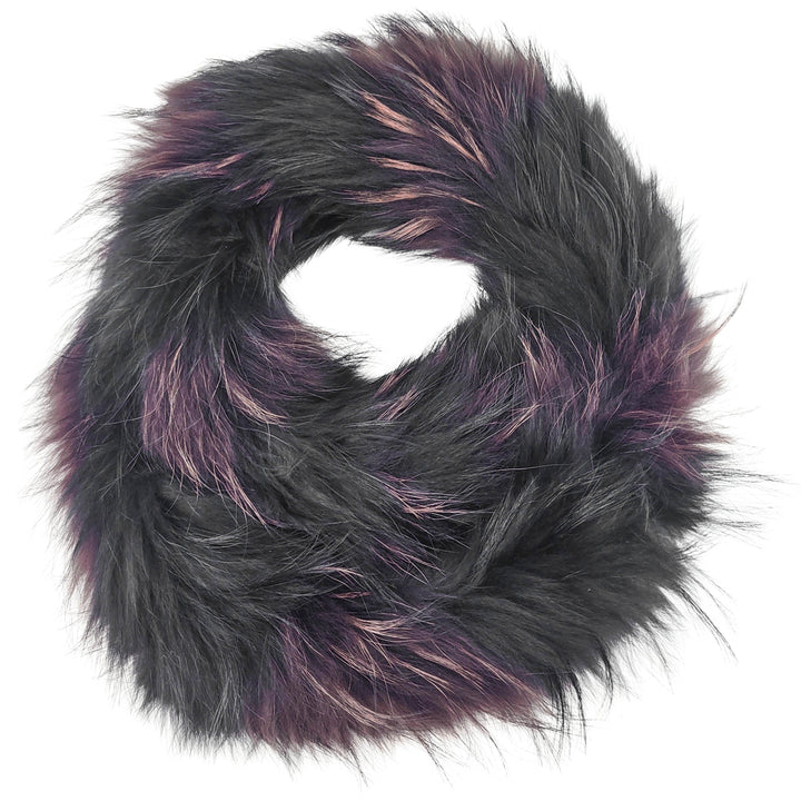 Yves Salomon Infinity Fur Scarf in Black/Brown - Discounts on Yves Salomon at UAL