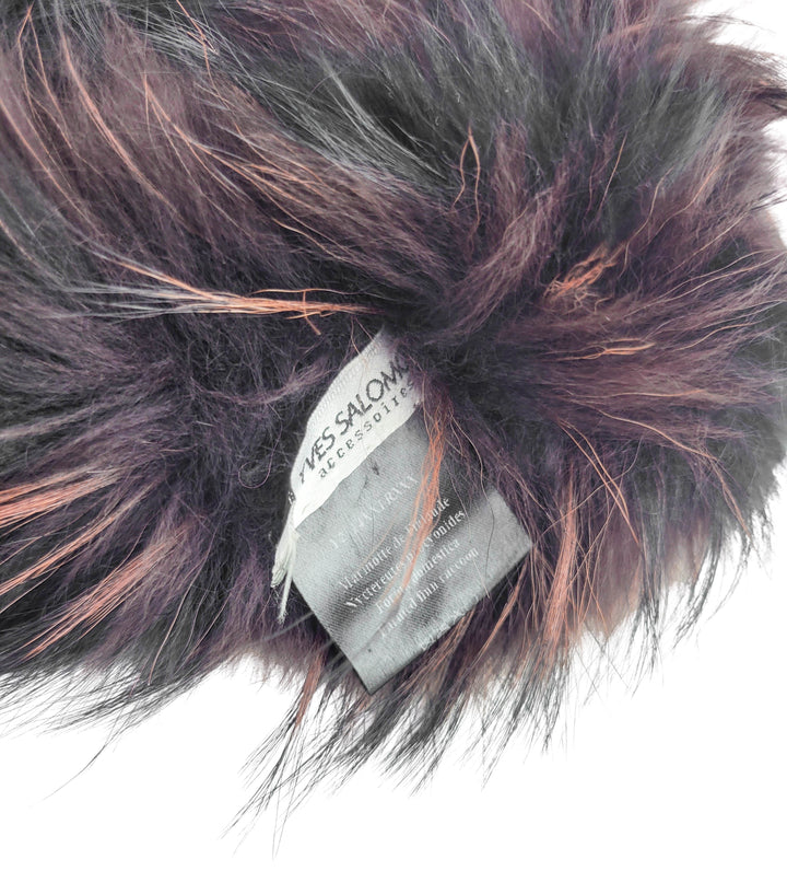 Yves Salomon Infinity Fur Scarf in Black/Brown - Discounts on Yves Salomon at UAL