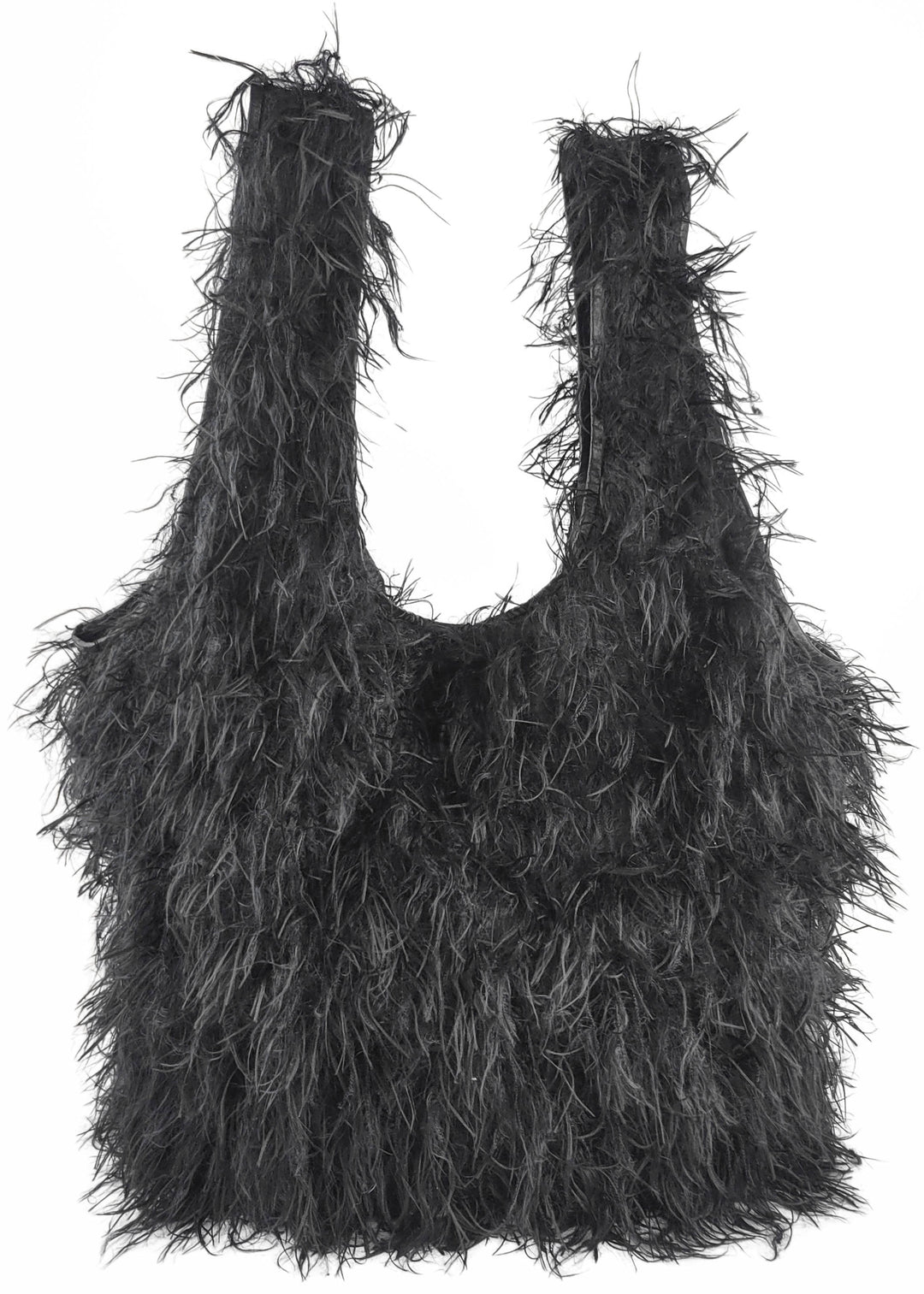 Dries Van Noten Marche Large Fringed Tote Bag in Black - Discounts on Dries Van Noten at UAL