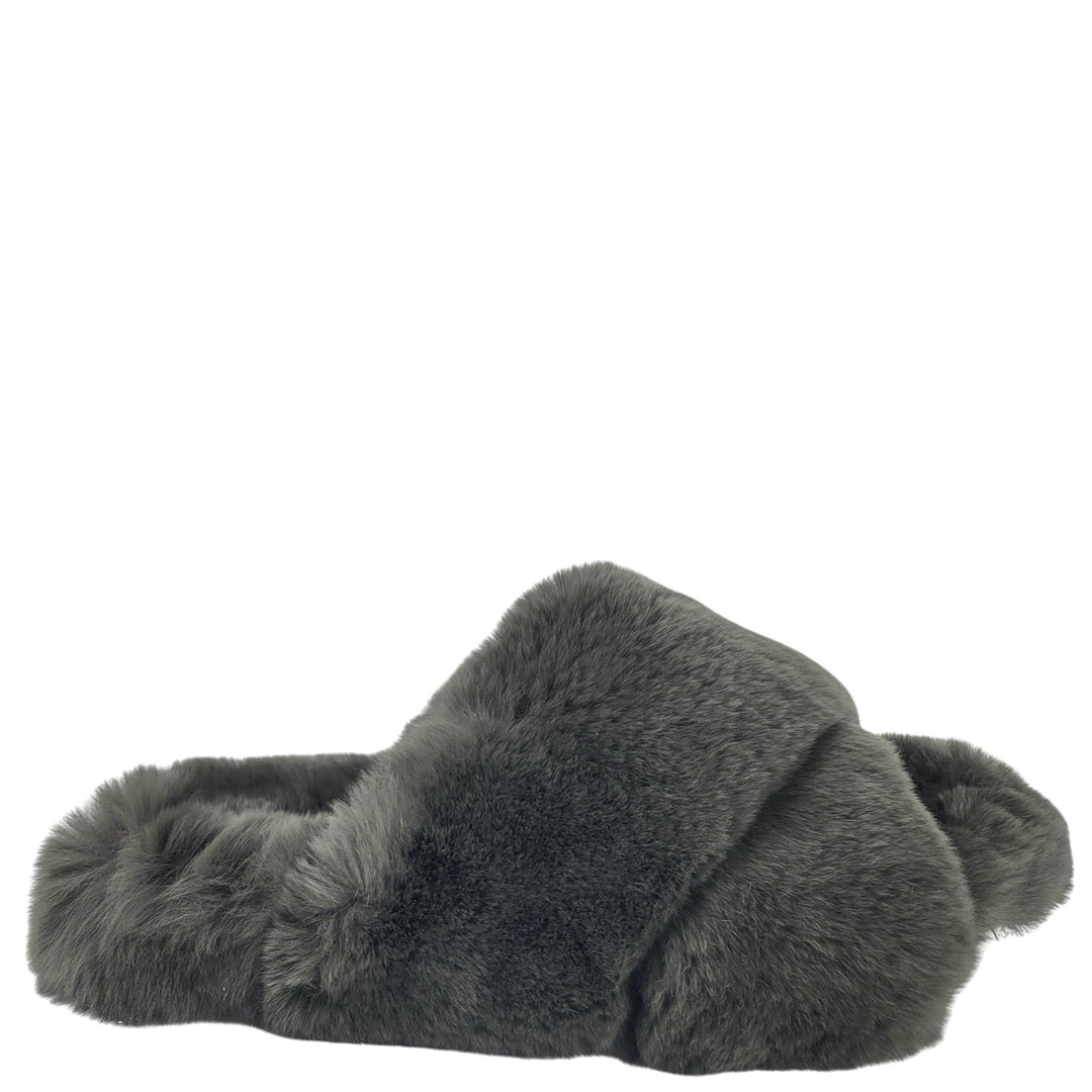 Yves Salomon Fur Slides in Amazon - Discounts on Yves Salomon at UAL