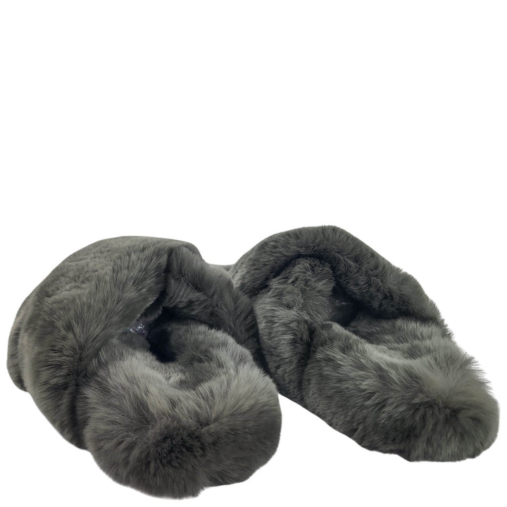 Yves Salomon Fur Slides in Amazon - Discounts on Yves Salomon at UAL