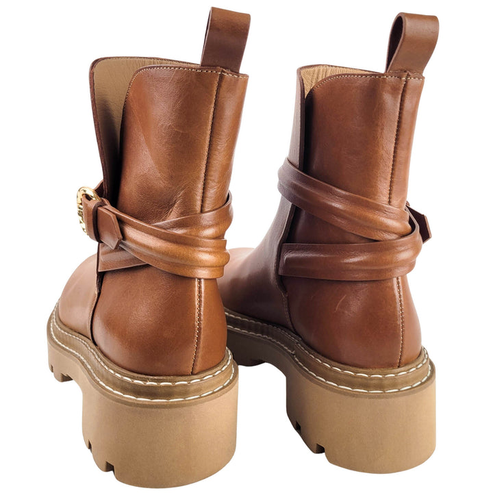 Ulla Johnson Lennon Boots in in Light Brown - Discounts on Ulla Johnson at UAL