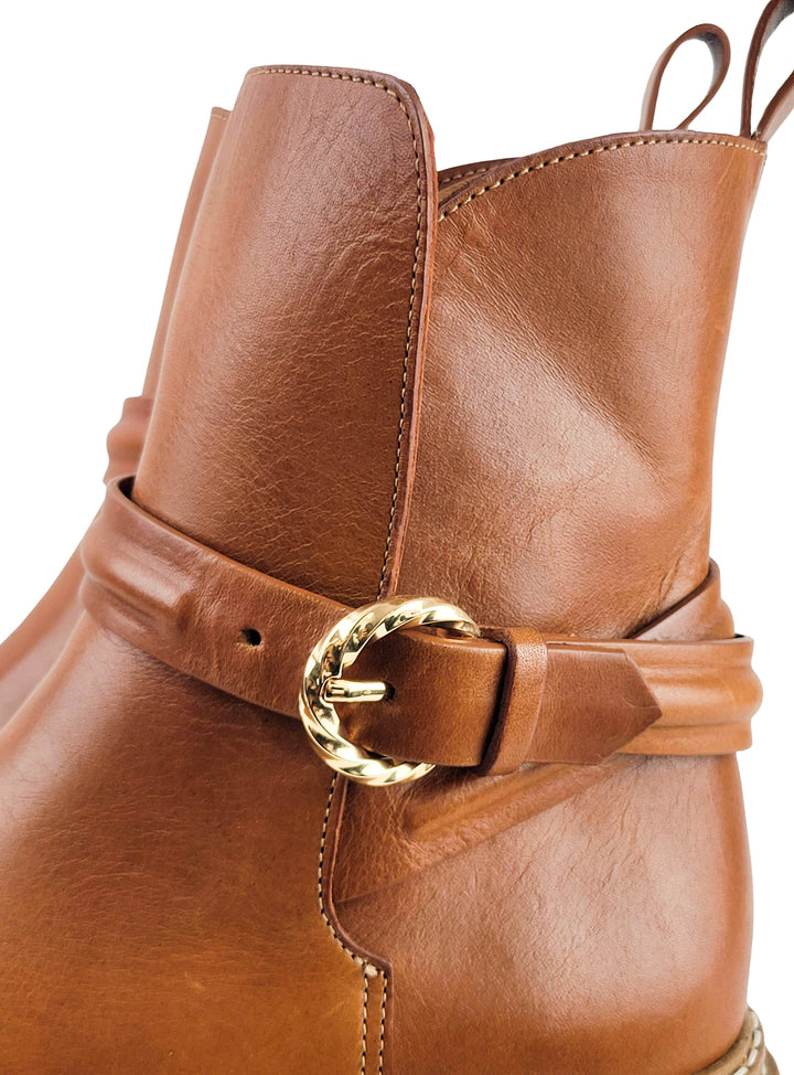 Ulla Johnson Lennon Boots in in Light Brown - Discounts on Ulla Johnson at UAL