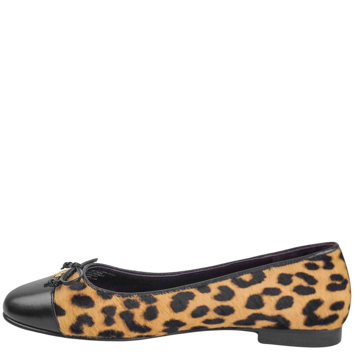 Tory Burch Ballet Flats in Classic Leopard - Discounts on Tory Burch at UAL