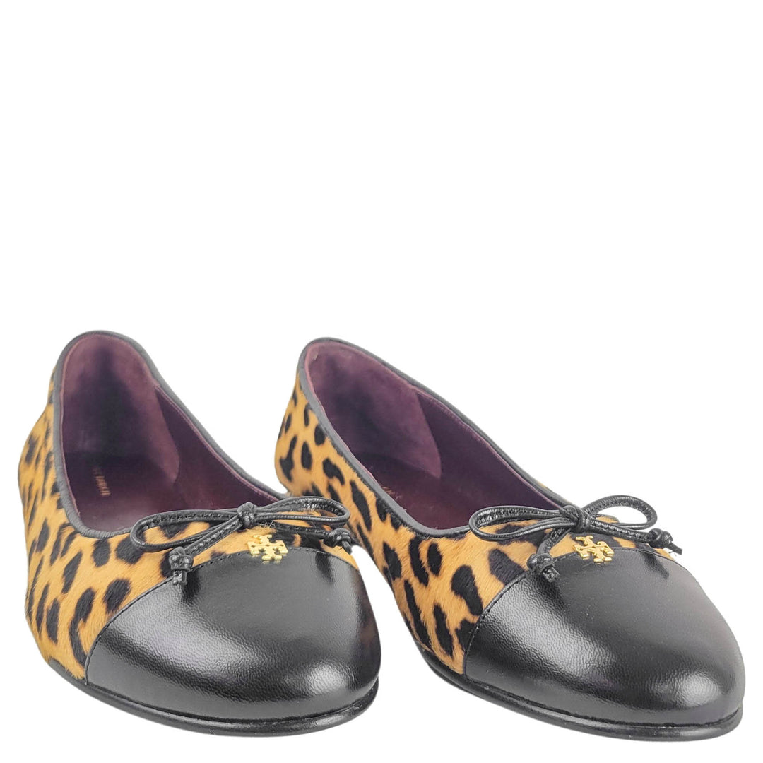Tory Burch Ballet Flats in Classic Leopard - Discounts on Tory Burch at UAL