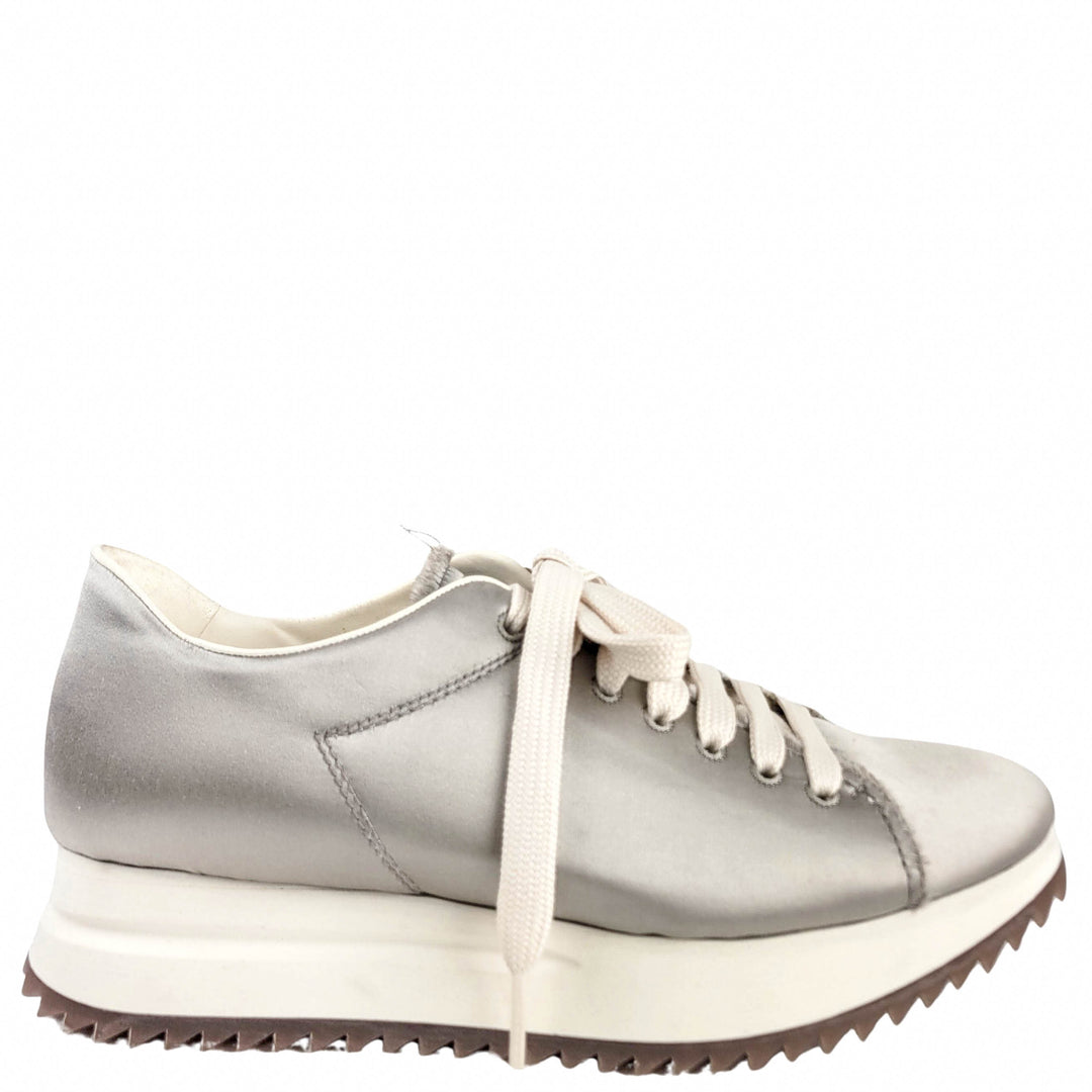 Pedro Garcia Orinda Satin Sneakers in Pipa - Discounts on Pedro García at UAL
