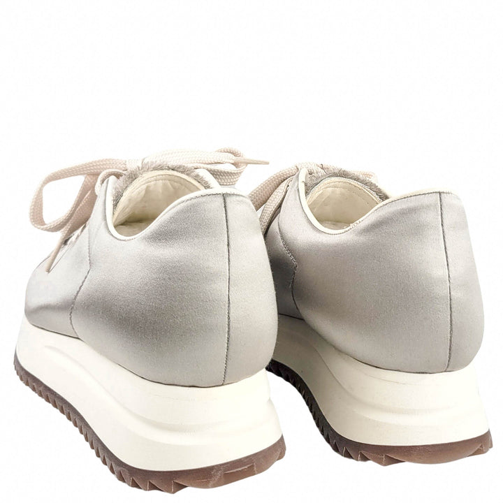 Pedro Garcia Orinda Satin Sneakers in Pipa - Discounts on Pedro García at UAL