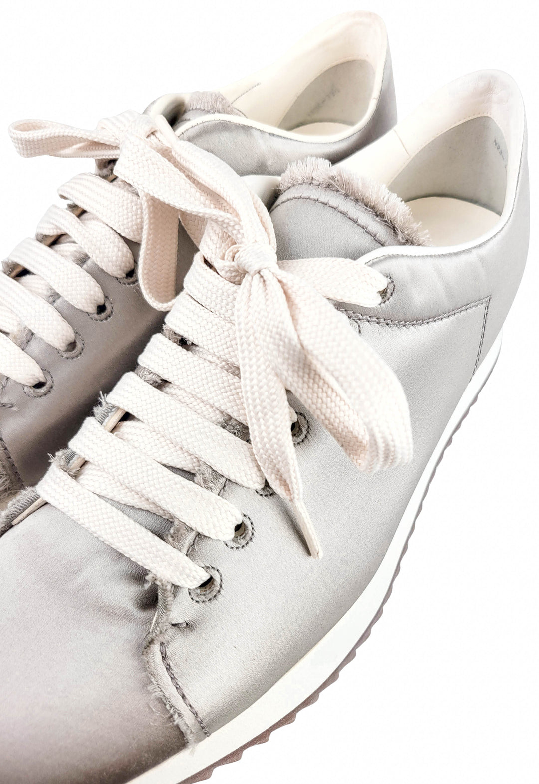Pedro Garcia Orinda Satin Sneakers in Pipa - Discounts on Pedro García at UAL