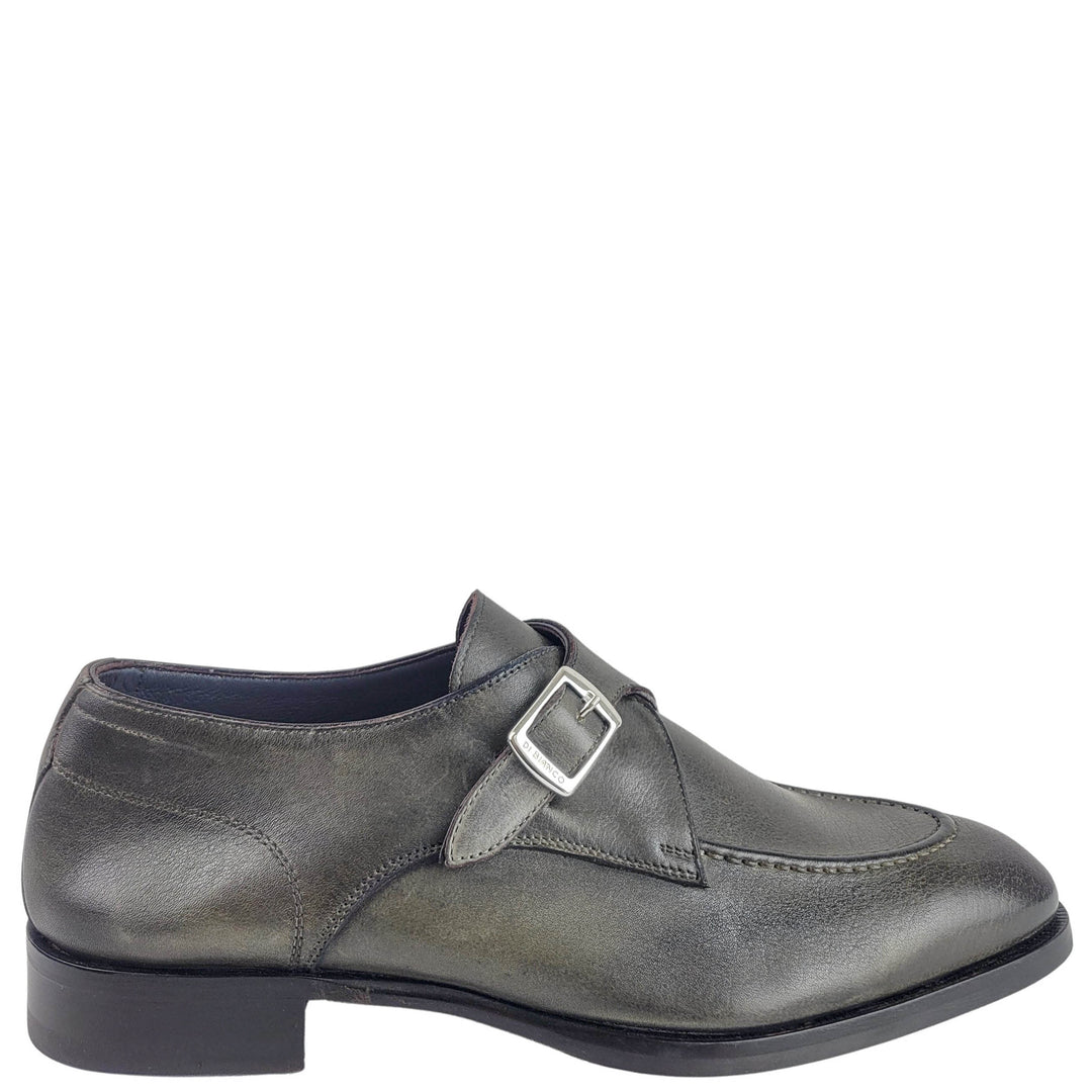 Di Bianco Dress Shoe With Buckle in Dark Bark - Discounts on Di Bianco at UAL