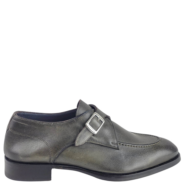 Di Bianco Dress Shoe With Buckle in Dark Bark - Discounts on Di Bianco at UAL