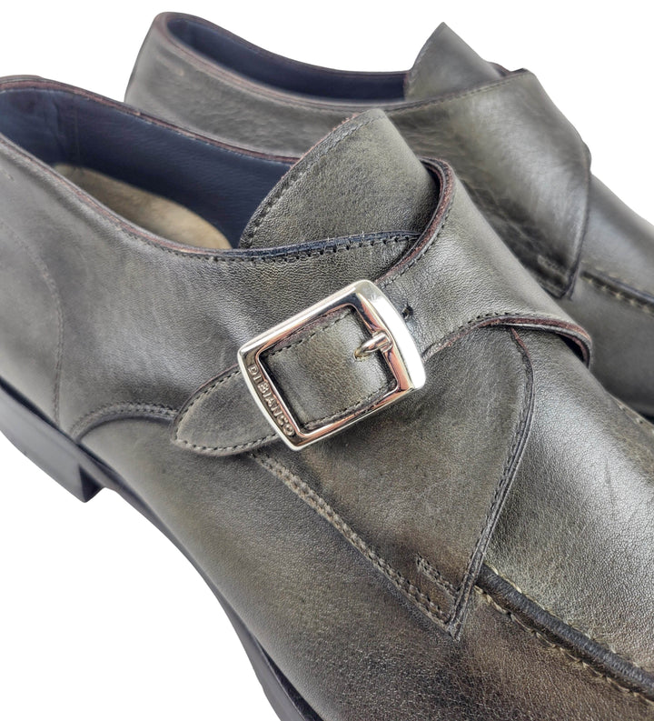 Di Bianco Dress Shoe With Buckle in Dark Bark - Discounts on Di Bianco at UAL