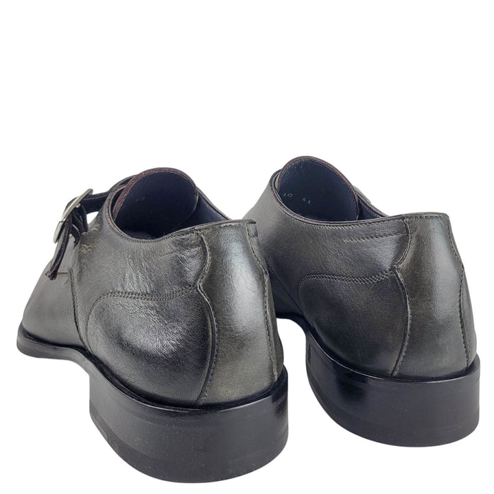 Di Bianco Dress Shoe With Buckle in Dark Bark - Discounts on Di Bianco at UAL