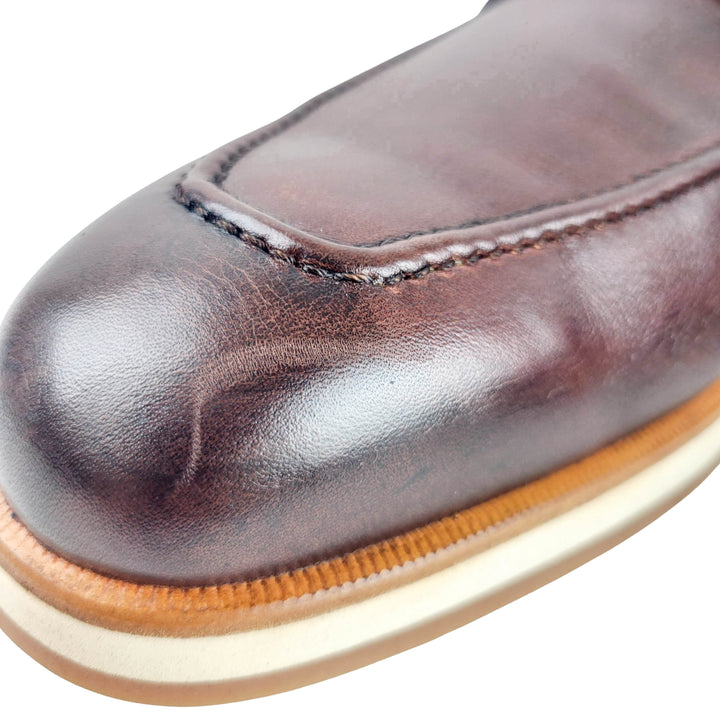 Di Bianco Loafers in Chestnut - Discounts on Di Bianco at UAL