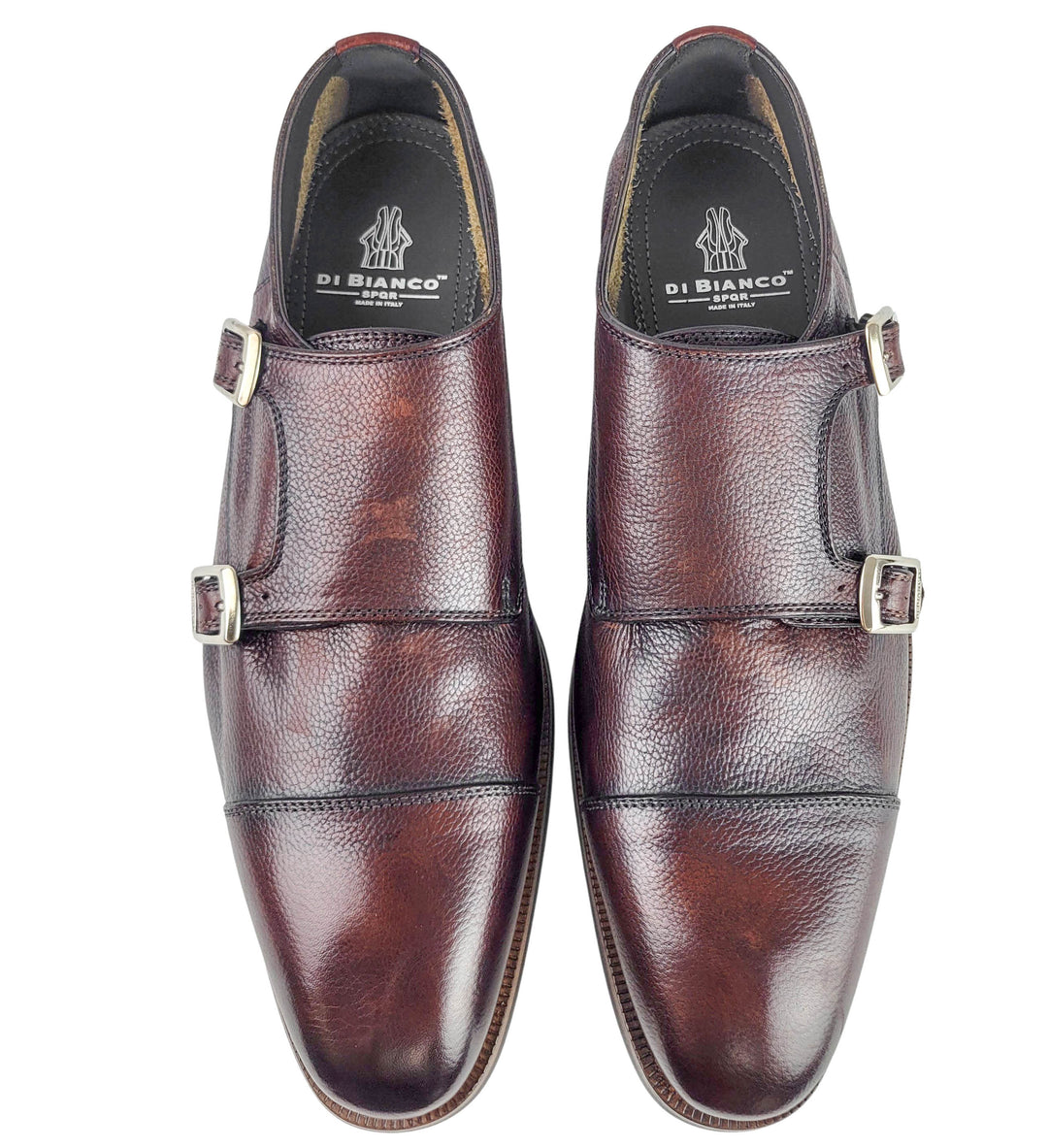 Di Bianco Dress Shoes with Buckle Detail in Dark Brown - Discounts on Di Bianco at UAL