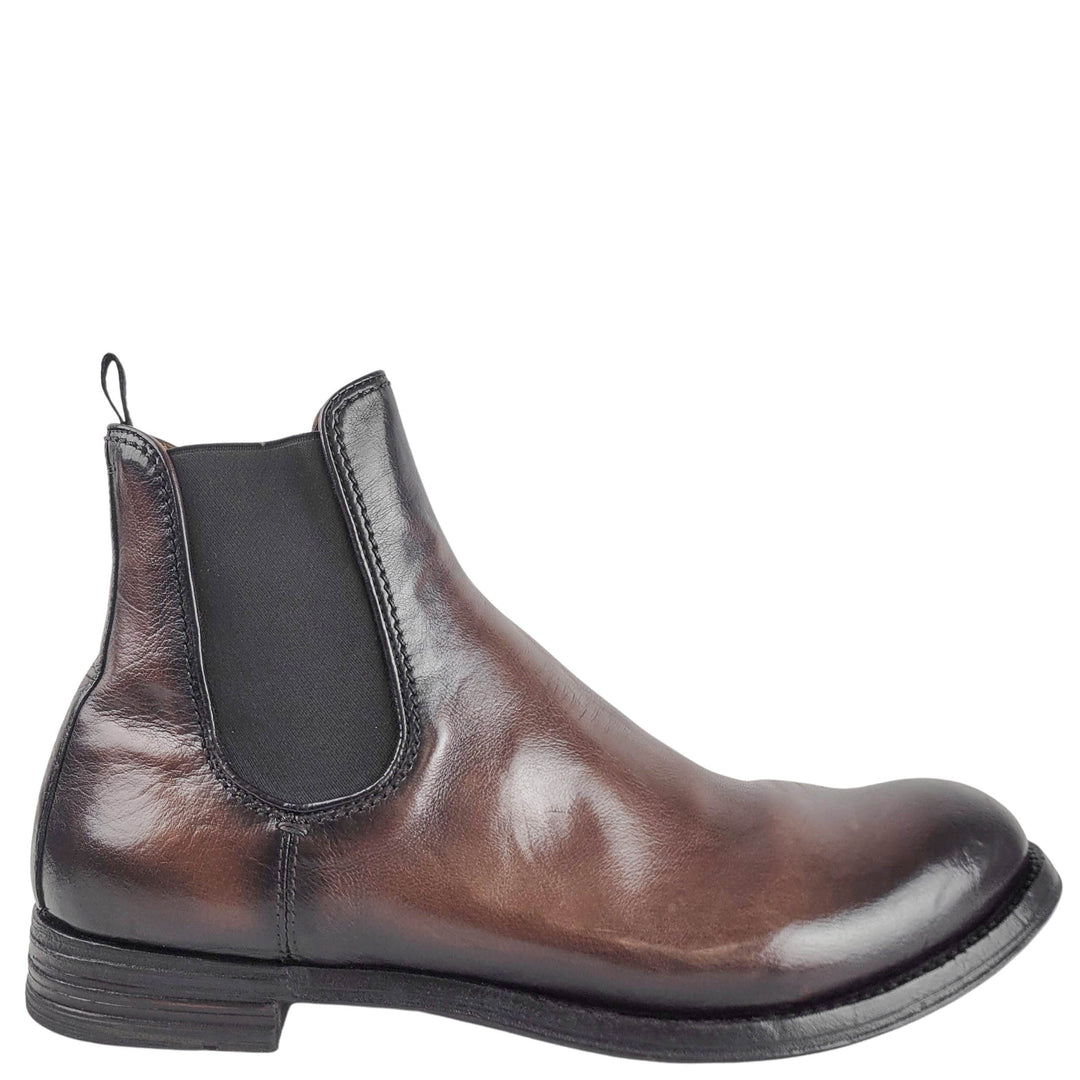 Officine Creative Chelsea Boots in Dark Brown - Discounts on Officine Creative at UAL