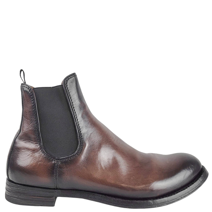 Officine Creative Chelsea Boots in Dark Brown - Discounts on Officine Creative at UAL