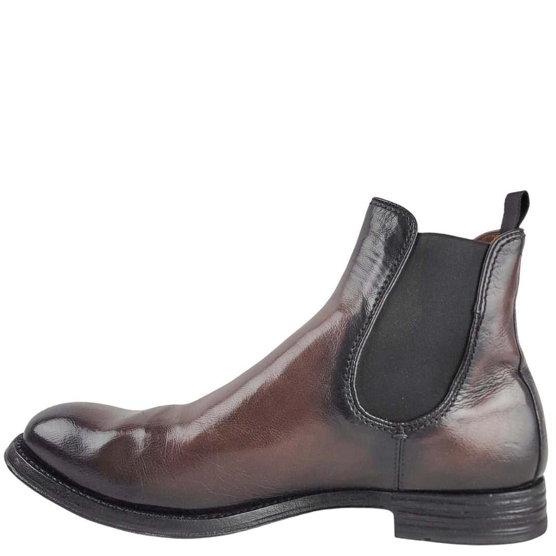 Officine Creative Chelsea Boots in Dark Brown - Discounts on Officine Creative at UAL