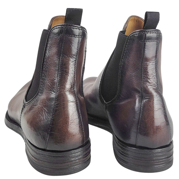 Officine Creative Chelsea Boots in Dark Brown - Discounts on Officine Creative at UAL